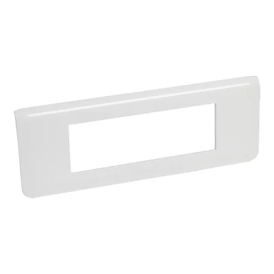 Mosaik-Dreifach-Horizontalrahmen – 6 Module, weiß, für Halterung Art.-Nr. 0802 53