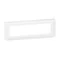 Mosaikrahmen vierfach horizontal - 8 Module weiß für Halterung Art.-Nr. 0802 53