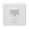 Motion and sound sensor flush-mounted 500W 140 degrees, IP20, white