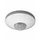 Motion sensor with temperature probe with battery power supply