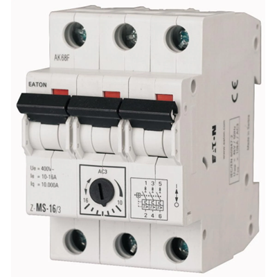 Motor circuit breaker 3A, 3-pole, Z-MS-25/3