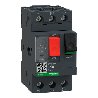 Motor circuit breaker, magneto-thermal 1.0-1.6A