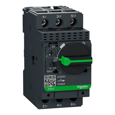 Motor circuit breaker, thermo-magnetic 1.6-2.5A