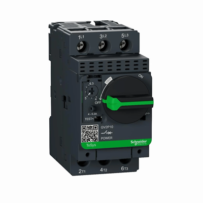 Motor circuit breaker, thermo-magnetic 4-6.3A