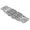 Mounting adapter with 3-way strain relief for 221 Inline installation connector; gray 221-2513