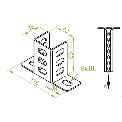 Mounting base, PMT N