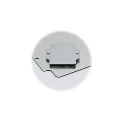 Mounting plate for polyester housing, 146x147