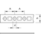 Mounting tape 17X1MM, 5055 II17FS