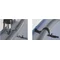 Mounting tape made of perforated galvanized steel 12mm x 0.75mm x 10m - coated with polyamide