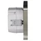 MOZA LED-Leuchte 230V AC flach CW Stahl