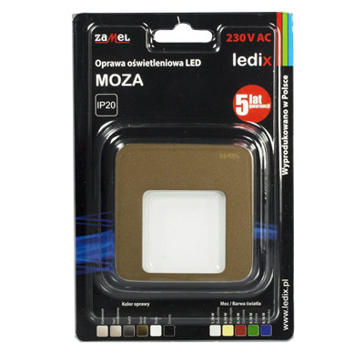 MOZA LED-Leuchte 230V AC p/t WW gold