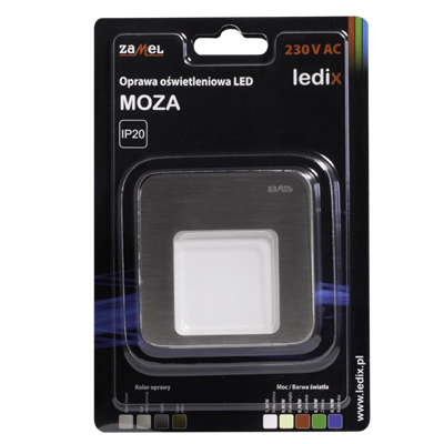 MOZA LED svítidlo 230V AC p/t WW ocel