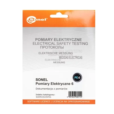 MPI-525 multifunctional meter + license for the SONEL PE6 program