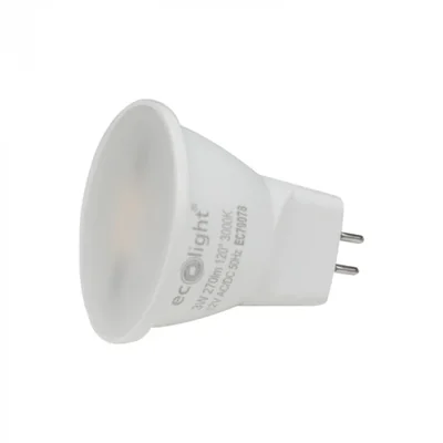 MR11 3W 12V 3000K 270lm