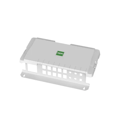 MSF 16-Port-Metallpatchpanel mit Abdeckung