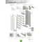 MSF distribution board 5x12 PE+N flush-mounted metal door IP 30 - white