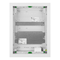 MSF RP 2x12 multimedia switchgear with metal door IP30 white