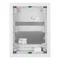 MSF RP 2x12 multimedia switchgear with metal door IP30 white