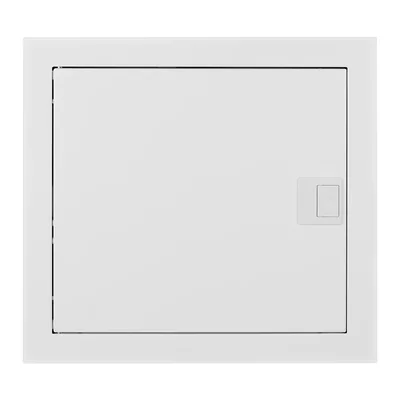 MSF surface-mounted distribution board 1x12 PE+N metal door IP 30 - white