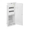 MSF TWIN distribution board 2x12 PE+N+2x12 multimedia flush-mounted metal door IP 30 - white
