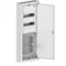 MSF TWIN distribution board 2x12 PE+N+2x12 multimedia surface-mounted metal IP 30 - white