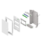 MSF/2002-00 flush-mounted switchgear, IP30