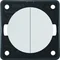 Multi-key switch, standard snow white, Integro Flow/Pure gloss