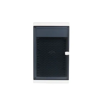 Multialfa Surface-mounted Multimedia Cabinet, plastic, transparent door, [W/H/D] 310x530x105, RAL 9003