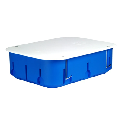 MULTIBOX 2 Boîte murale creuse avec couvercle P6x60DP 6xfi60mm bleu profond