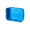 MULTIBOX 2 Boîte murale creuse avec couvercle P6x60DP 6xfi60mm bleu profond