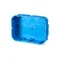 MULTIBOX 2 Hollow wall box with cover P6x60DP 6xfi60mm deep blue