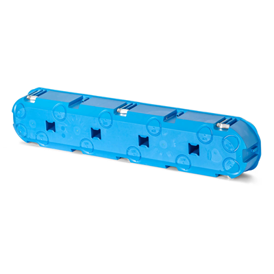 MULTIBOX 2 Installation box for empty walls, five-pole P5x60D fi5x60mm blue