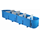 MULTIBOX 2 Installation box for empty walls, five-pole P5x60D fi5x60mm blue
