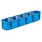 MULTIBOX 2 Installation box for empty walls, five-pole P5x60D fi5x60mm blue