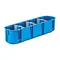 MULTIBOX 2 Installationsdose für leere Wände, vierpolig P4x60D fi4x60mm blau