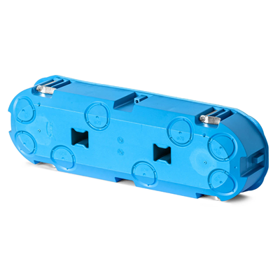 MULTIBOX 2 Монтажна коробка для порожніх стін триполюсна P3x60D fi3x60mm синя