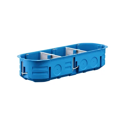 MULTIBOX K Puszka do pustych ścian P3x60K fi3x60mm płytka niebieska