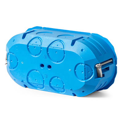 MULTIBOX K Scatola per pareti vuote P2x60K fi2x60mm piastrella blu