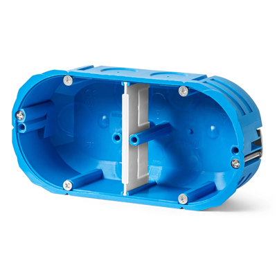 MULTIBOX K Scatola per pareti vuote P2x60K fi2x60mm piastrella blu