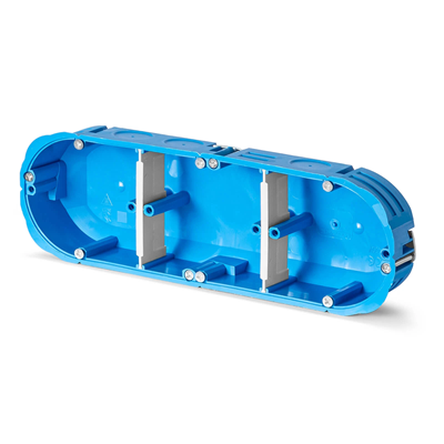 MULTIBOX K Scatola per pareti vuote P3x60K fi3x60mm piastrella blu