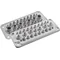 Multigate Grommet Cable gland Plate for 35 wires IP66 Gray