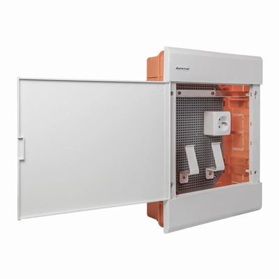 Multimedia-Unterputz-Schalttafel SRp-24/BM IP40 weiße Tür