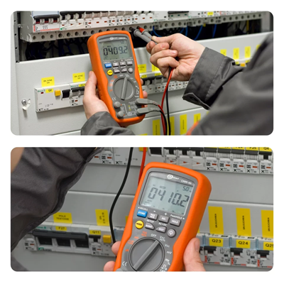 Multimètre numérique CMM-40 avec certificat d'étalonnage (tension)