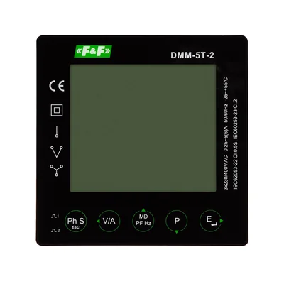 Multímetro de panel con comunicación Modbus RTU MID
