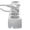 Multipresa con fusibile e sistema di protezione da sovratensione professionale 5 prese 2 porte USB lunghezza 3m 10A 230V 2300W grigio