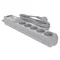 Multipresa con fusibile e sistema di protezione da sovratensione professionale 5 prese 2 porte USB lunghezza 5m 10A 230V 2300W grigio