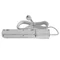 Multipresa con fusibile e sistema di protezione da sovratensione professionale 5 prese 2 porte USB lunghezza 5m 10A 230V 2300W grigio