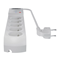 Multipresa con fusibile e sistema di protezione da sovratensione professionale, 5 prese, lunghezza 1,5 m, 10A 230V 2300W, grigio