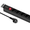 Multiprise Qoltec PDU pour rack 19 pouces | 1U | 16 A | 8 prises françaises | 2 m