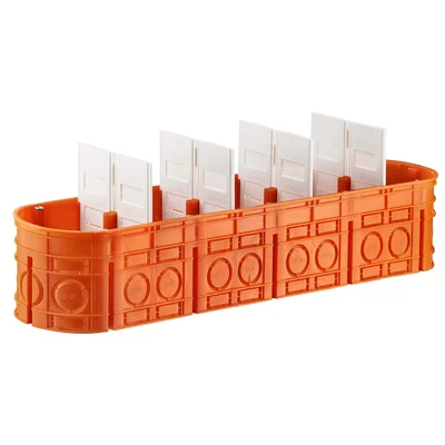 MULTIWALL Boîte d'encastrement 5 pôles M5x60F 5xfi60mm orange